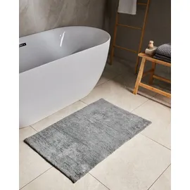 Beliani Badteppich Goela Grau 60 x 90 cm