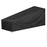 Kingsleeve Abdeckung Saunaliege Anthrazit 160/155x60x75/39cm
