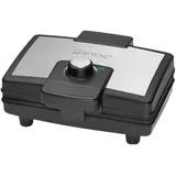 Clatronic WA 3606 Waffelautomat schwarz/edelstahl
