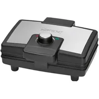 Clatronic WA 3606 Waffelautomat schwarz/edelstahl