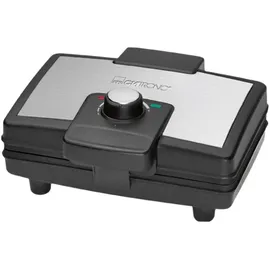 Clatronic WA 3606 Waffelautomat schwarz/edelstahl
