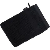 VOSSEN Tomorrow Waschhandschuh 16 x 22 cm schwarz