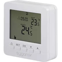Sygonix SY-6805680 Funk-Raumthermostat Aufputz Wochenprogramm