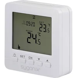 Sygonix SY-6805680 Funk-Raumthermostat Aufputz Wochenprogramm