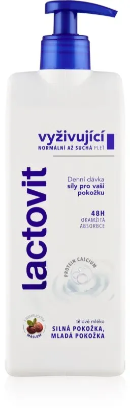 Lactovit Original nährende Body lotion mit Pumpe 400 ml
