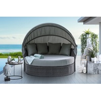 riess-ambiente Loungebett »PLAYA LIVING 165cm anthrazit / grau«, 2 Teile, Outdoor · Gartenmöbel · Sonneninsel · drehbarer Sitzfläche · Modern grau