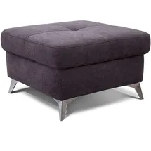 sit&more Hocker SIT / MORE "Baviene", grau (fango), B:72cm H:46cm T:72cm, Hocker, Polsterhocker