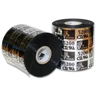 Zebra Technologies Zebra 3200 Premium Wachs/Harz-Farbband 110mm x 450m / Kern 25,4 / schwarz 03200BK11045