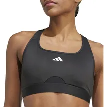 adidas Damen PowerReact Training Bra, Black, XL