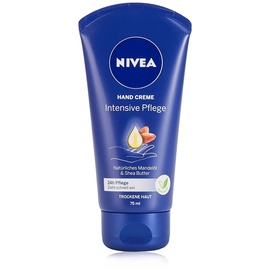 NIVEA Intensive Pflege Hand Creme (75 ml), reichhaltige Hautcreme mit Mandel-Öl und Sheabutter,