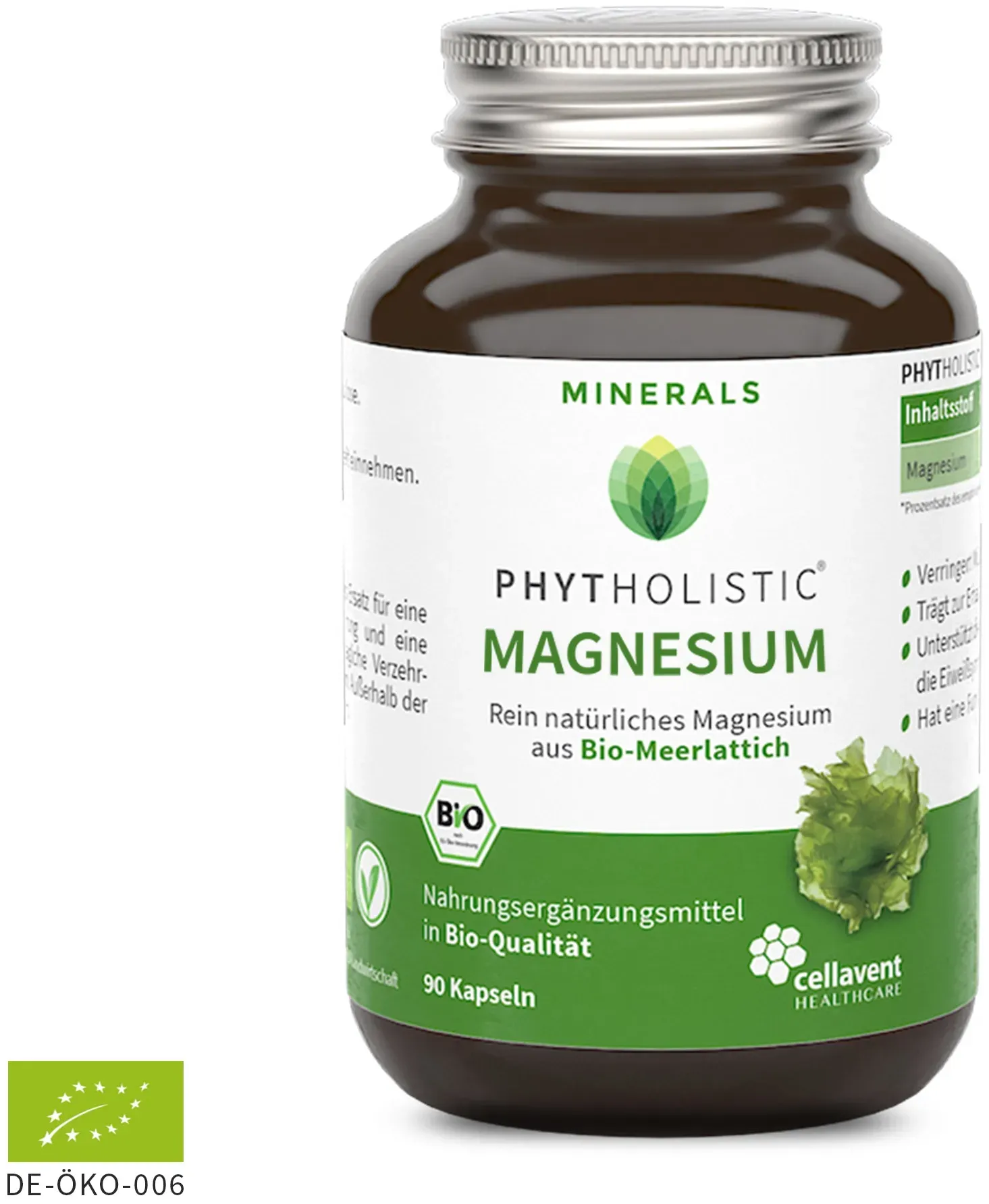 BIO Magnesium Kapseln - Phytholistic Magnesium