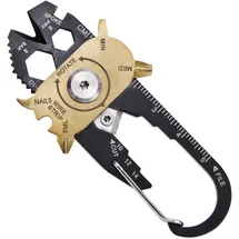TRUE UTILITY Mini Multitool FIXR Micro Tool Taschenmesser Clip Schlüsselanhänger