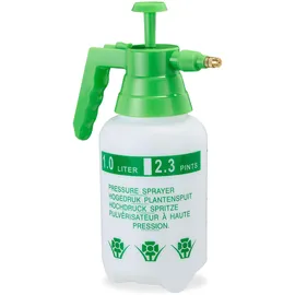 Relaxdays Pumpsprühflasche Drucksprüher 1l 28 x 14 x 10 cm