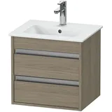 Duravit „Ketho“ 50 × 48 × 41,2 cm in Eiche Terra