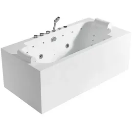 JV Möbel Whirlpool Badewanne 90 x 65 x 180 cm (1-tlg)