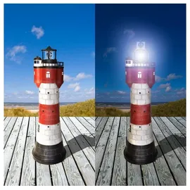 J.W. JW Solar-Leuchtturm Roter Sand 80 cm 2639-01