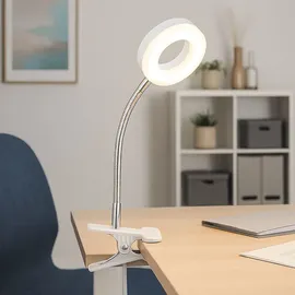 ETC Shop Klemmlampe Weiß 2 St.