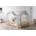 TICAA Hausbett Kim 100 x 200 cm Kiefer massiv grau