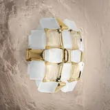 Slamp Mida Applique Wandleuchte White/Gold - 32cm Weiß/Gold