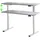 MID.YOU Schreibtisch Office Edition Grau / Weiß