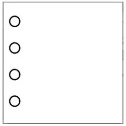 Ilford Ergänzungsblätter 38x38 weiß 10 Blatt
