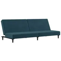 VidaXL Schlafsofa 2-Sitzer Blau
