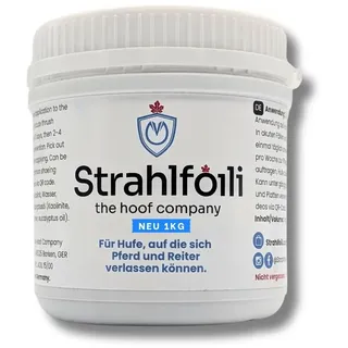 Strahlfoili Hufpflegeprodukt, für Strahlfäule und Hufrisse, mit Kaolinit und Eukalyptusöl, 1kg