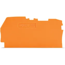 100St. Wago 2102-1292 Abschluss- und Zwischenplatte 0,8 mm