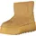 Laura Biagiotti Stylische Damenstiefel Braun mit Fell & Strassdetails für den Winter - Braun