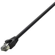 Logilink Professional - Premium Cat.8.1 Patchkabel CAT 8.1 S/FTP 10.00 m Schwarz Halogenfrei 1 St.