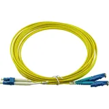 BlueOptics Duplex LWL Patchkabel LC-UPC/E2000-UPC Singlemode 20 Meter (20 m), Netzwerkkabel