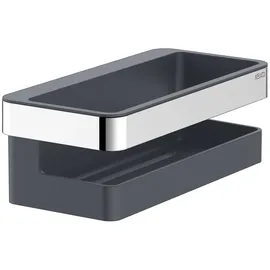 Keuco Duschkorb verchromt/anthrazit, 2-tlg., 240x110mm