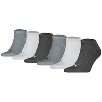 Puma Socken Unisex 6er Pack Grau 39-42