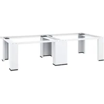 vidaXL Doppel-Untergestell für Waschmaschine und Trockner