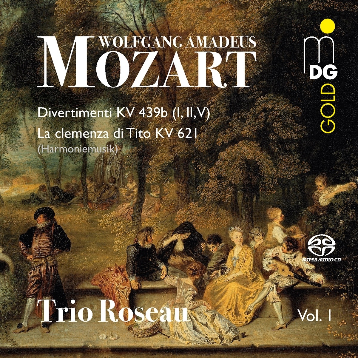 Divertimenti Kv 439b (I Ii V) La Clemenza Di Tito - Trio Roseau. (Superaudio CD)