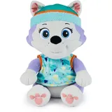 PAW Patrol, Bedtime Plüschtier Everest, 25,4 cm, mit wendbarem Outfit, Kinderspielzeug für Jungen und Mädchen ab 3 Jahren
