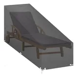 vidaXL Abdeckung für Sonnenliege 12 Ösen 200x65x35/60 cm Polyethylen