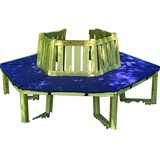 promadino Sitzauflagen für Baumbank 360°, blau, BxL: 43 x 100 cm