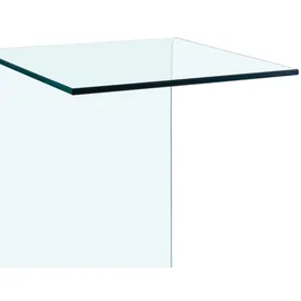 vidaXL Beistelltisch 40x40x60 cm Hartglas