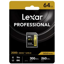 Lexar Professional SDXC 64GB 2000x UHS-II V90