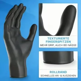 arnomed Latexhandschuhe BLACK PREMIUM - Größe S