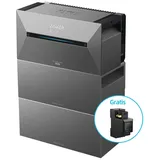 Anker Balkonkraftwerk Anker SOLIX E1600 PRO Solarspeicher für Balkonkraftwerk Solarbank, (Speicher mit integriertem Wechselrichter, All-in-One Stromspeicher), Einfache Installation, 0% MwSt.