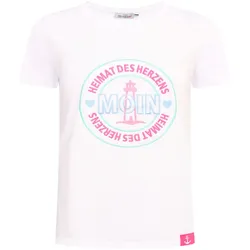 Zwillingsherz T-Shirt »"Heimat des Herzens"«, Mit maritimer Stickerei Zwillingsherz Weiß S