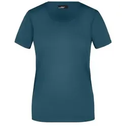 Damen Rundhals T-Shirt JN901, petrol, Größe L - petrol - L