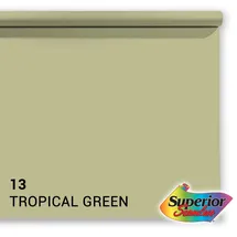 Superior Hintergrund 1.35x11m Tropical Green (NR 13) (Sperrgut)