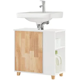SoBuy Waschbeckenunterschrank 60 x 60 x 29 cm Weiß