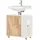 SoBuy Waschbeckenunterschrank 60 x 60 x 29 cm Weiß