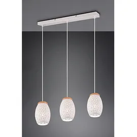 Trio Reality Pendelleuchte Bidar 3-flammig Weiß matt