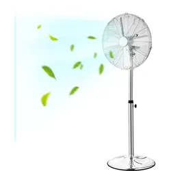 VEVOR 398 mm 75° Industrieller Standventilator oszillierender Ventilator 3 Gang