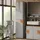 Vicco Eden Hochschrank 40 x 184,2 cm Grau/Artisan MDF